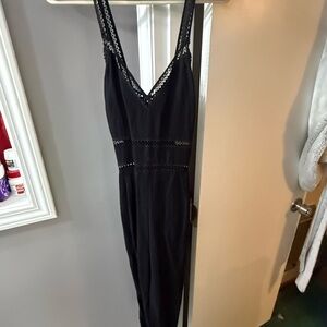 Express Black Lace Detail Garment